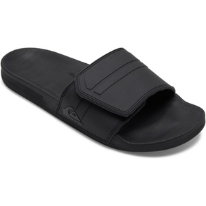 2026 Quiksilver Hombres Rivi Slide Ajuste Deslizadores AQYL101038 - Black / Gris / Black